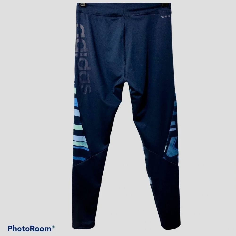 Adidas girl leggings navy size 14
